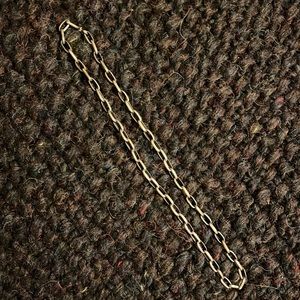 Sterling Navajo handmade paperclip chain necklace